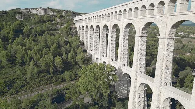 The Roquefavour Aqueduct near Aix-en-Provence (France)
