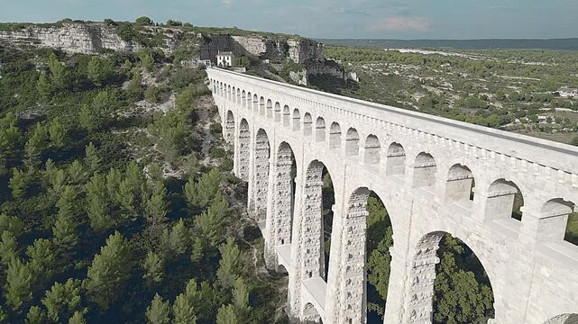 The Roquefavour Aqueduct near Aix-en-Provence (France)