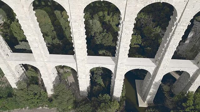 The Roquefavour Aqueduct near Aix-en-Provence (France)
