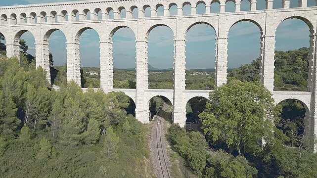 The Roquefavour Aqueduct near Aix-en-Provence (France)