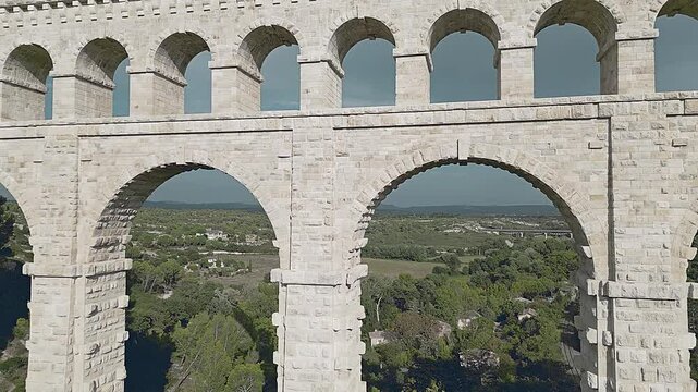 The Roquefavour Aqueduct near Aix-en-Provence (France)