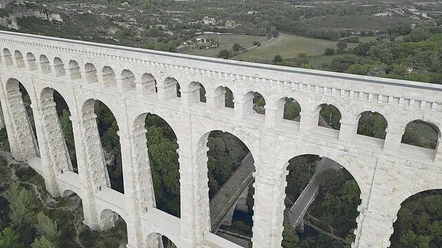 The Roquefavour Aqueduct near Aix-en-Provence (France)