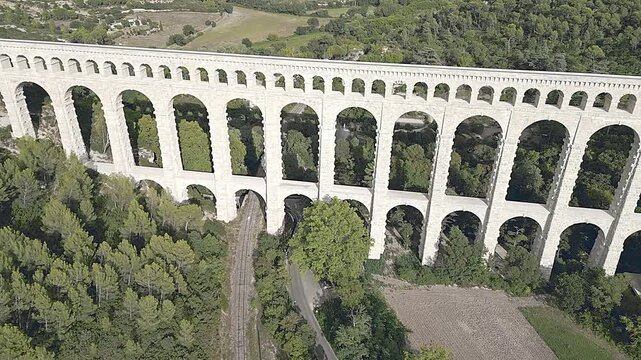The Roquefavour Aqueduct near Aix-en-Provence (France)