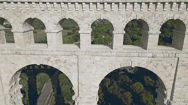 The Roquefavour Aqueduct near Aix-en-Provence (France)