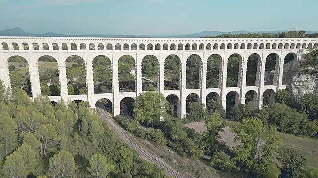The Roquefavour Aqueduct near Aix-en-Provence (France)