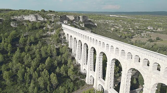 The Roquefavour Aqueduct near Aix-en-Provence (France)