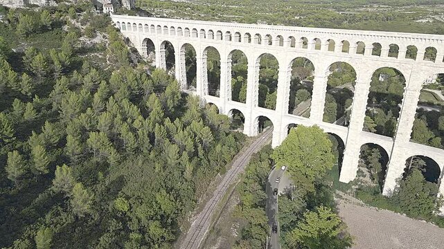 The Roquefavour Aqueduct near Aix-en-Provence (France)