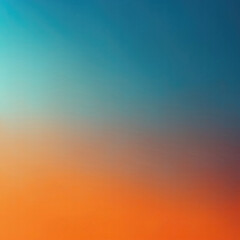 Orange White blue and teal blurred noise texture Dark grainy gradient background