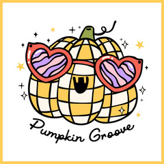 Groovy Retro Halloween cherries skull Vibrant color Lined Doodle t shirt sublimation printable Idea