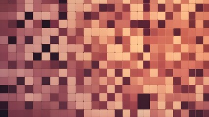 Naklejka premium Pixelated Grid Featuring Tones of One Color with Subtle Background Image