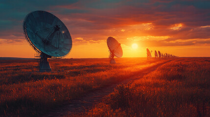 A satellite-based communication system used by soldiers in the field, emphasizing the importance of secure and reliable communication.