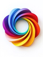Obraz premium Vibrant Colorful Abstract Sculpture Artwork