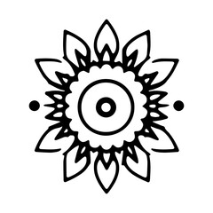 Set of Mandala Illustration Design, geometrical Mandala Clipart, mandalas for coloring book interior, Muslim mandala, silhouette, SVG, PNG