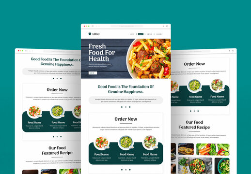 Food Email Newsletter Template