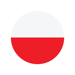 Obraz premium Polish flag. Poland flag. Flag of Poland. Poland flag illustration.