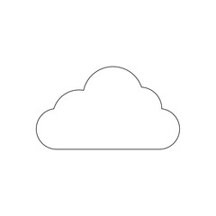 weather cloud icon