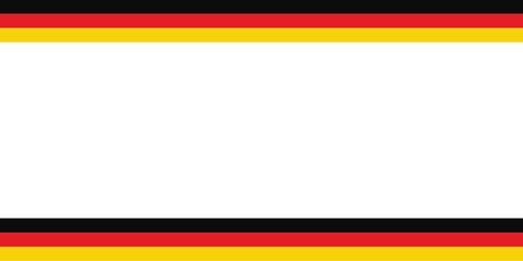 Flag of Germany ribbon vector.