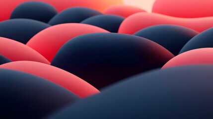 Obraz premium Abstract curves and colorful gradient – modern art design with soft textures