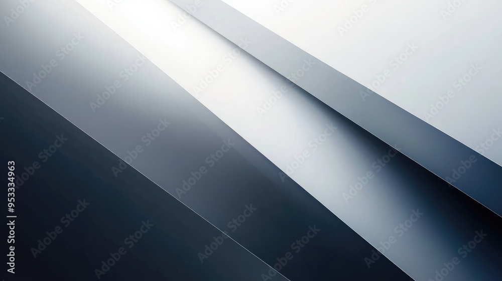 Poster minimalistic silver gradient background with subtle light and dark transitions, creating a sleek and