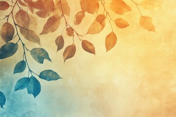 Beige Summer Background gradient color Pastel Yellow Blue overlay pattern gold wallpaper beige Shadow Texture Leaf Summer Autumn Wall Light Abstract Floor Wall Orange Brown Tree Gradient Two Tone, ai