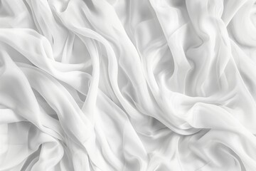 Naklejka premium Close-up shot of white fabric texture