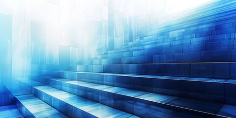 a web banner graphic for a business consultancy, it should have a clean and modern design with shades of blue and white.