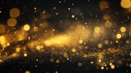 Fototapeta premium Sparkling Golden Lights