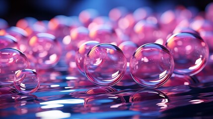 Dynamic bubble cool background.