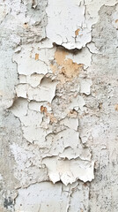 Obraz premium Time's Mark: Peeling Paint Reveals a Wall's Story