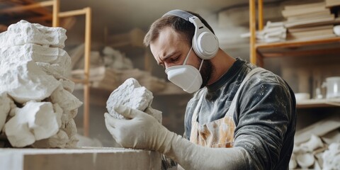 Artisanal Craftsman at Work