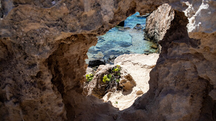 Ibiza island, Ses Salinas playa beautiful landscapes