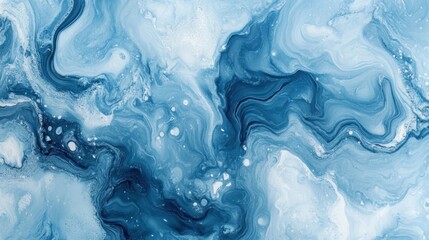 Obraz premium Abstract Blue Swirls