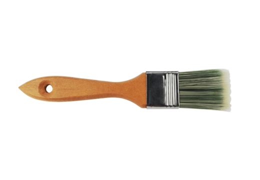 new paint brush on white background
