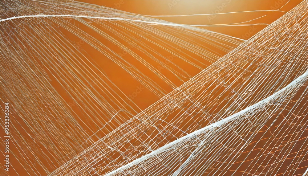 Canvas Prints abstract orange background with white lines
