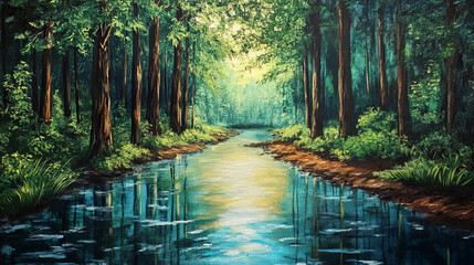 “A detailed photograph of my acrylic painting, with the property release attached.”







