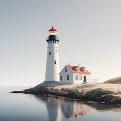 lighthouse on the coast