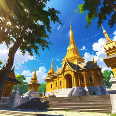 Fototapeta premium Golden Temple 3