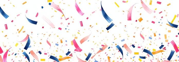 Obraz premium Colorful Confetti Celebration