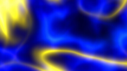 abstract blue yellow background with blur wave pattern 