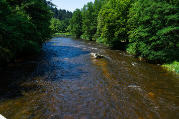 Hiking along Ilz River in the Bavarian Forest 2024
