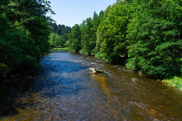 Hiking along Ilz River in the Bavarian Forest 2024