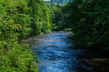 Hiking along Ilz River in the Bavarian Forest 2024