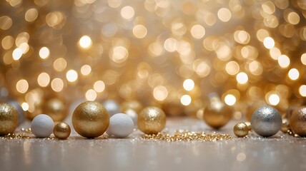 golden christmas, new year background