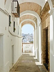 ARCO DE LAS MONJAS EN VEJER DE LA FRONTERA, C&Aacute;DIZ