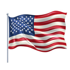 flag, usa, american, waving, background, flying, vector, banner, illustration, star, wave, blue, color, celebration, graphic, red, sign, holiday, day, freedom, wind, patriotism, patriot, democracy, tr