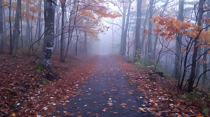 Obraz premium autumn in the forest