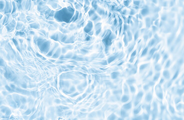 Summer Water Texture with Ripples and Leaf Shadow – Ideal for Cosmetics and Skincare Backgrounds