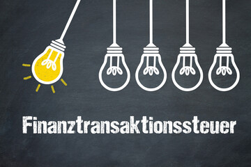 Fototapeta premium Finanztransaktionssteuer 