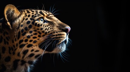 Close-up Portrait of a Majestic Leopard