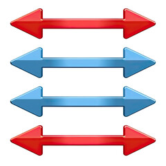 set of arrows on transparent background png
